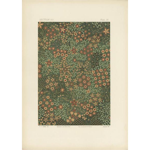 Late 19th Century George Ashdown Audsley, Illustration of the Surface of a Japanese Jar, 1884, Print For Sale - Image 5 of 5