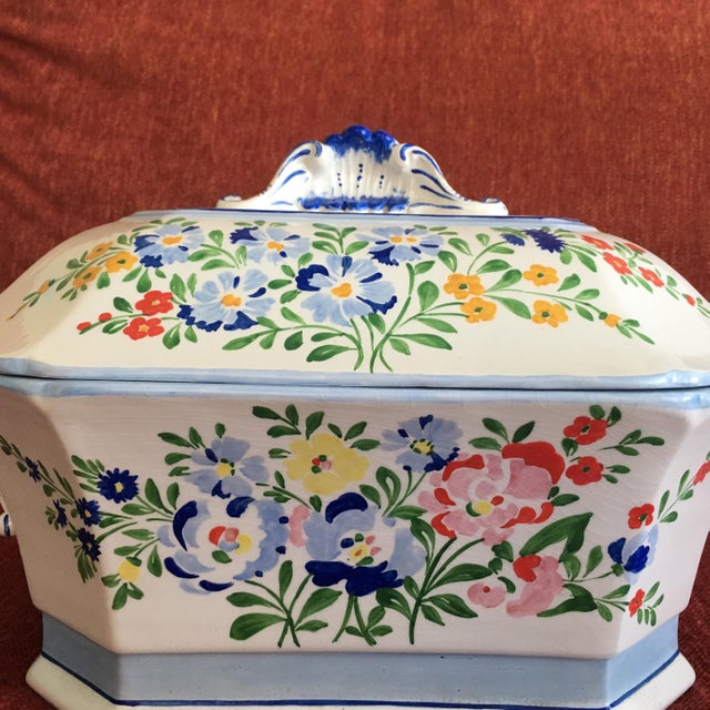 Vintage Italian Hand Painted Italian Tureen Chairish