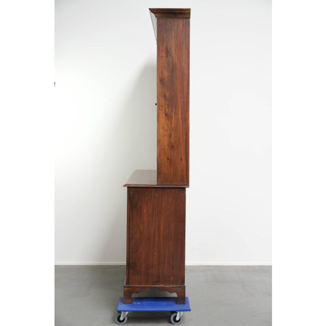 Antique English Gothic-Style Cabinet with Curved Wood, 1800s For Sale - Image 5 of 18