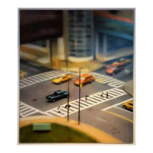"Urban Perspective 2" Oil Painting on Canvas