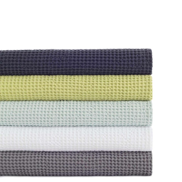 Dress your bed with our refreshed and updated cotton matelassé waffle weave for a frothy, soft look, texture and hand...