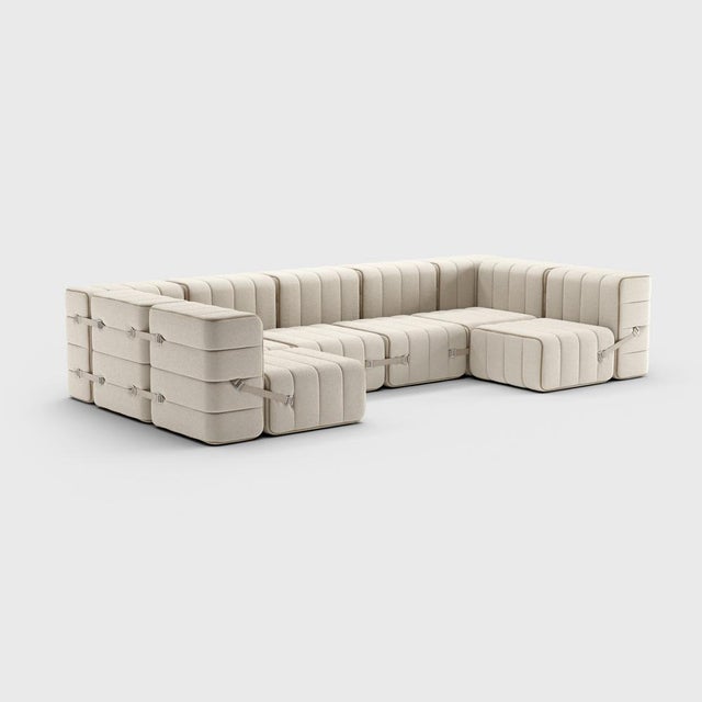 Not Yet Made - Made To Order Curt Modular Set Flexible U-Sofa from Ambivalenz, Set of 15 For Sale - Image 5 of 5