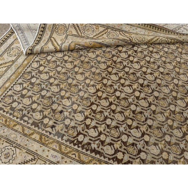 Galerie Shabab Collection Mid-20th Century Persian Malayer Gallery Carpet For Sale - Image 10 of 10
