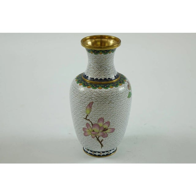 Chinese Early 20th Century Chinese Cloisonne Vase For Sale - Image 3 of 4