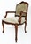 Late 20th Century Italian Chateau d'Ax Carved Armchairs in Suede With Brass NailHeads, Pair For Sale - Image 9 of 16