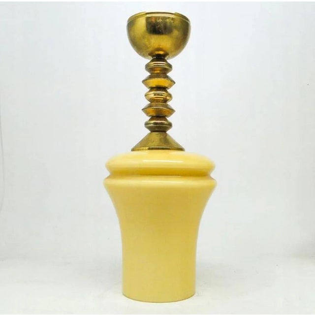 Metal Pop-Art Pendant Lamp, Poland, 1960s For Sale - Image 7 of 7