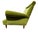 1960s Vintage Italian Two-Seater Sofa in Green Velvet, 1960s For Sale - Image 5 of 11