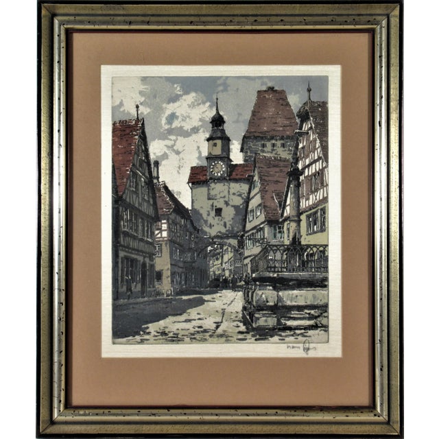 Printmaking Materials Hans Figura, Rothenburg, Germany, Circa 1950 For Sale - Image 7 of 7