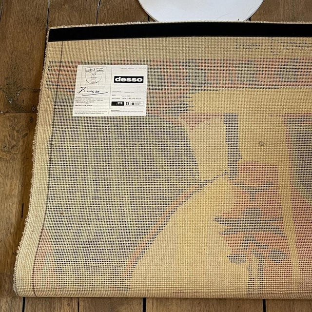 Rug with Portrait of a Woman Wearing Hat by Pablo Picasso for Desso, 1990s For Sale - Image 11 of 13