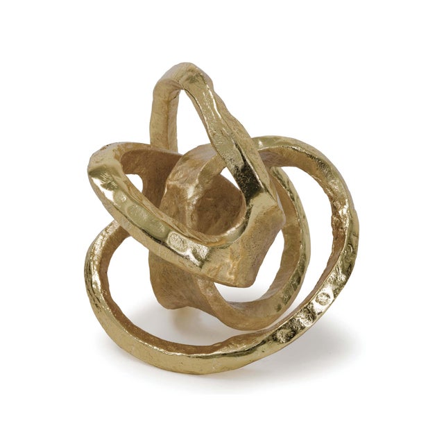 2020s Regina Andrew Metal Knot in Gold For Sale - Image 5 of 5