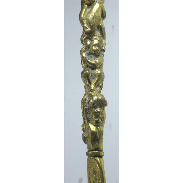 Butter Knife Gilt Bronze Children Antique Victorian For Sale - Image 13 of 16
