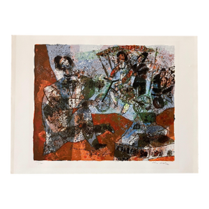 Théo Tobiasse Je Sens Monter En Moi Des Chants De Plaisir (I Feel Songs Of Pleasure Rise In Me Ca. 1980 Reproduction Print