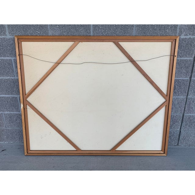 Mid-Century Modern Oil Painting For Sale In New Orleans - Image 6 of 8