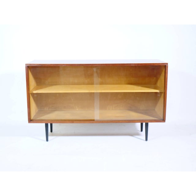 Brown Teak Bookcase by Herbert Hirche for Holzäpfel, 1960s For Sale - Image 8 of 8