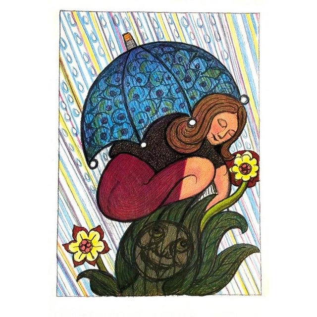 Henry Heerup 1907-1993. Lithograph in colors. Unsigned. Sheet size: 35 x 50 cm. Unframed. Provenance: Permild and...