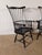 Massive Pair Vintage D R Dimes Style Painted Comback Windsor Arm Chairs For Sale - Image 11 of 15