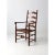 Farmhouse Antique Rush Seat Arm Chair For Sale - Image 3 of 12