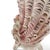 Pink Vintage Pink Ceramic Cornucopia Vase W/ Applied Bird & Flowers For Sale - Image 8 of 9