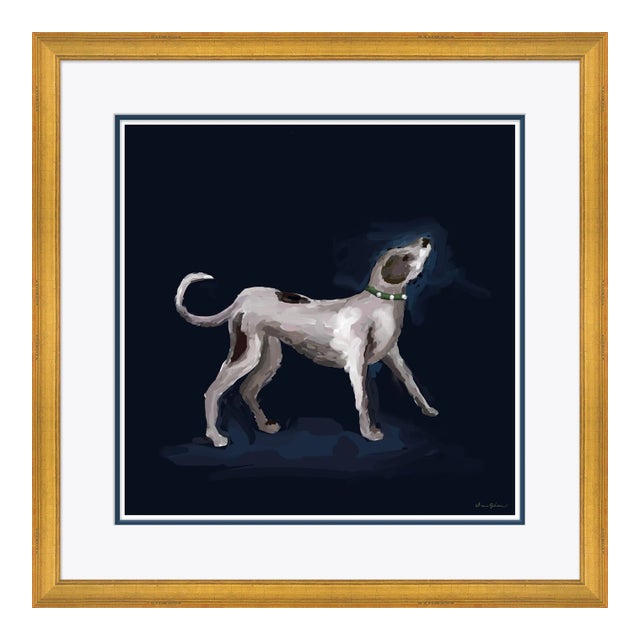 Courtly pup Framed Art Print by Dana Gibson For Sale