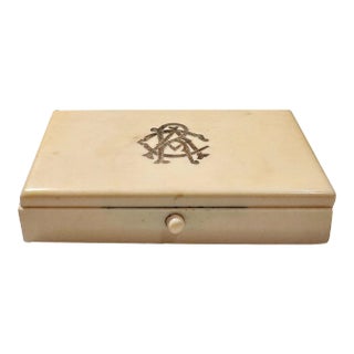 Mid 19th Century Small Bone Work Box For Sale