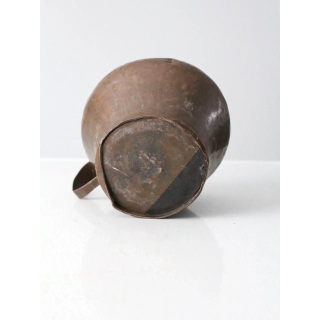 Antique Copper Jug Pot For Sale - Image 11 of 13