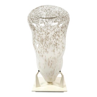 Vintage Phillipe Starck Tornado Table Lamp by Flos With Murano Glass Shade For Sale