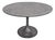 Gunmetal Round Dining Table 48" For Sale
