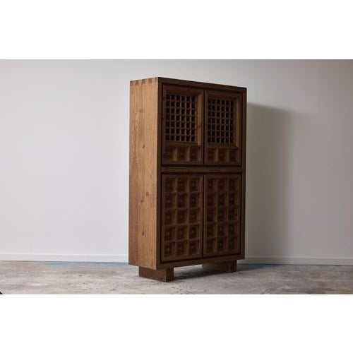 Brutalist Cabinet by Biosca, Spain, 1960s For Sale - Image 4 of 12