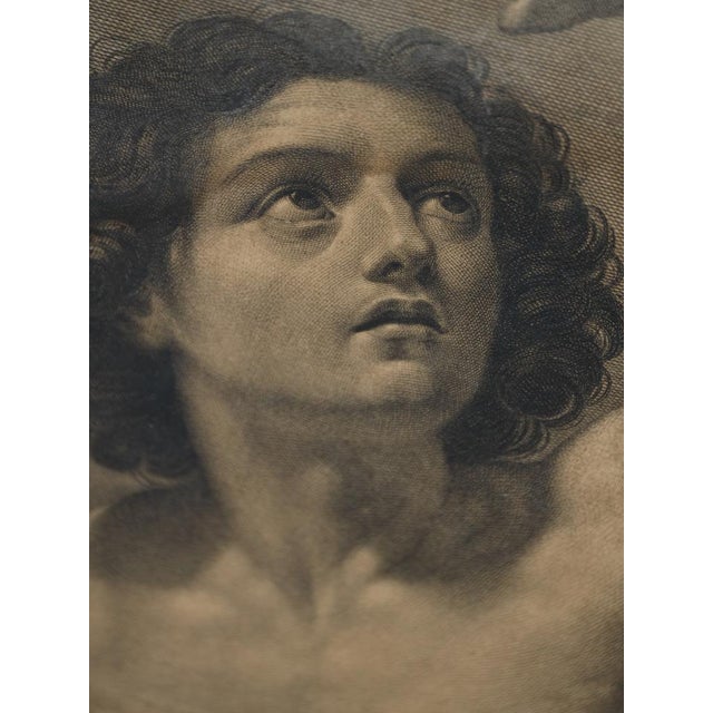 Paper Nude Saint Sebastian, 17th Century, Engraving For Sale - Image 7 of 8