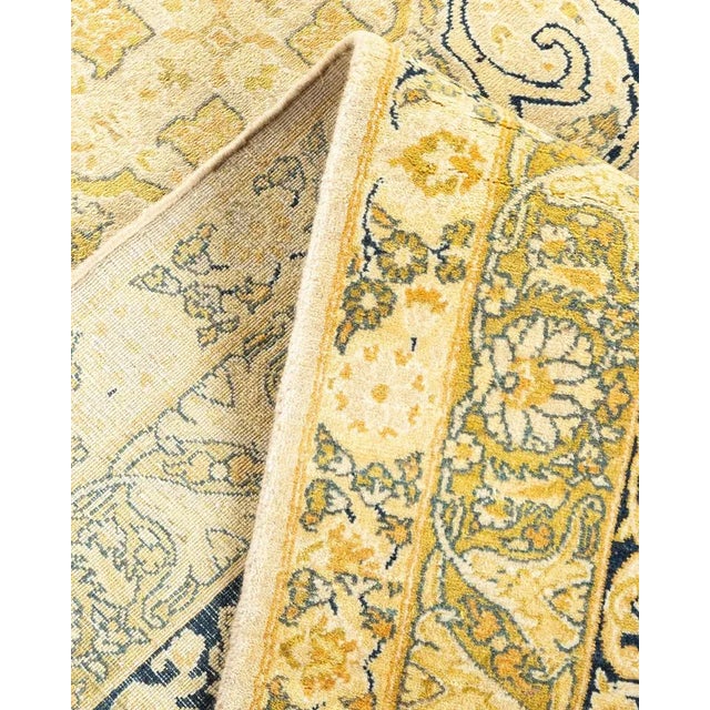 Mogul Collection Hand-Knotted Area Rug - Ivory 8' 2" x 10' 2" For Sale In New York - Image 6 of 9