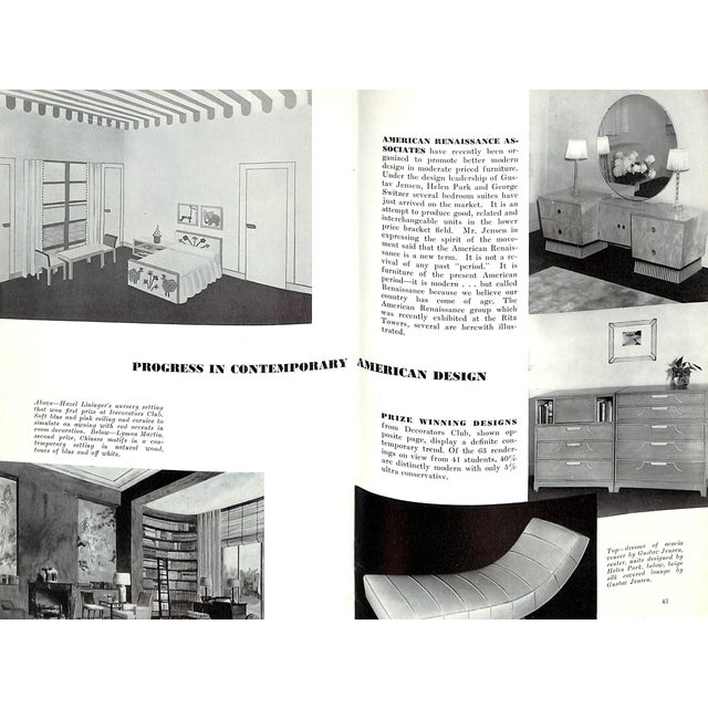 White Interior Decorator July 1938 For Sale - Image 8 of 10