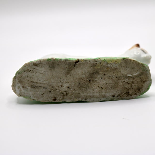 Ceramic Early 19th Century English Staffordshire Pearlware Miniature Cat Figure For Sale - Image 7 of 8
