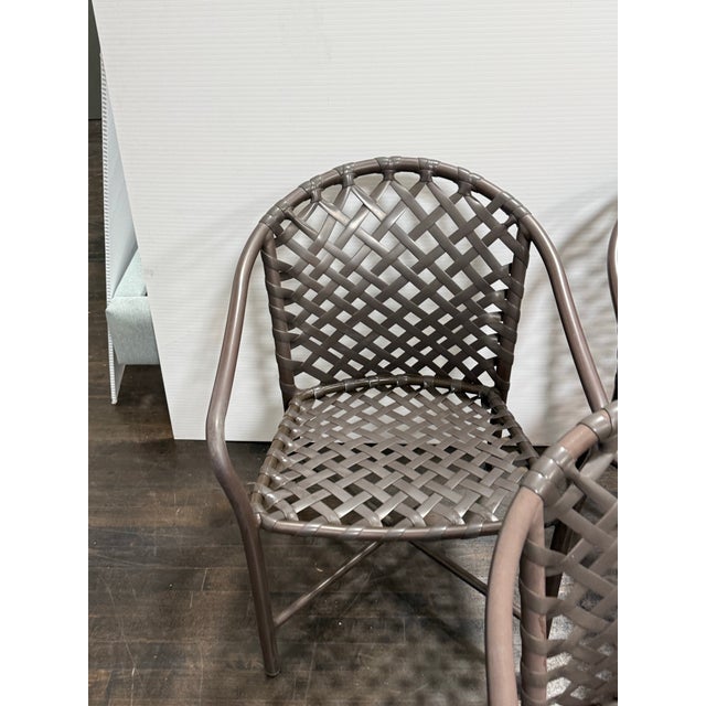 Brown Jordan Brown Jordan Outdoor Armchairs, Set of Three For Sale - Image 4 of 12