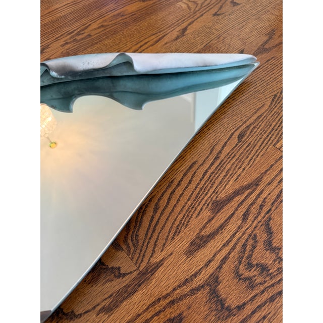 Vintage Artist Signed Jan Jacque Pottery Mirror For Sale - Image 10 of 12