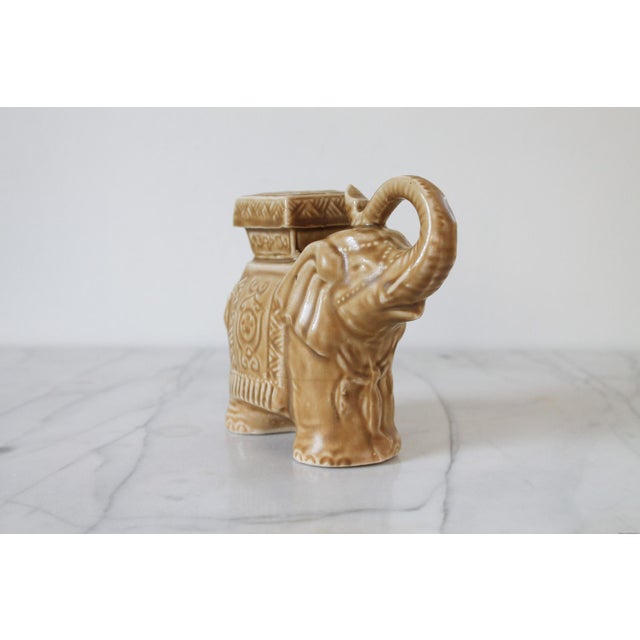 Figurative Vintage Elephant Garden Stool Figure For Sale - Image 3 of 9