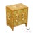 Vintage Faux Bamboo Paint Decorated Low Two-Door Cabinet For Sale - Image 13 of 13
