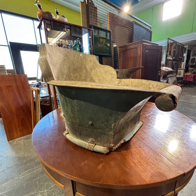 Metal Zinc Children's Bathtub with Spout, Set of 2 For Sale - Image 7 of 18