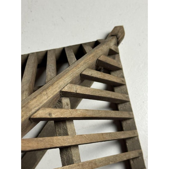 Piece de Maitrise, roof structure. Exceptional 20th-century pièce de maîtrise, executed as a refined architectural model...