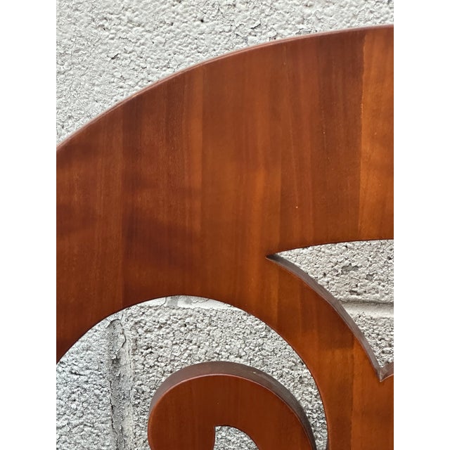 Pair of Vintage Biedermeier Style Walnut Chairs, Italy Circa 1950. For Sale - Image 9 of 11