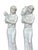 Bring the romance of classical Europe into your home with this elegant pair of Neoclassical figural table lamps inspired...
