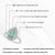 14k White Gold Double Halo Diamond Paraiba Tourmaline 1Carat Engagement Ring Size 4 For Sale - Image 13 of 18