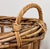 Brown Large Vintage French Open Weave Basket For Sale - Image 8 of 10