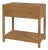 Nora 30 in. W Rectangular Wood 1 Drawer Wide Nightstand with Lower Open Shelf, Light Natural For Sale
