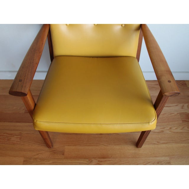 Johnson Chair Co Mid Century Walnut Arm Chair | Mid Century