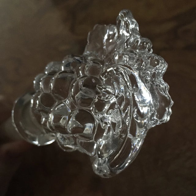 1990s Mikasa Austrian Crystal Grape Wine Stopper For Sale - Image 9 of 13
