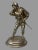Silver Late 19th Century Emile Guillemin French Silvered Bronze Cavalier Statue Sculpture For Sale - Image 8 of 8