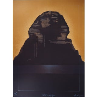 Claude Hastaire, Egypte, le Sphinx jaune, Lithograph For Sale