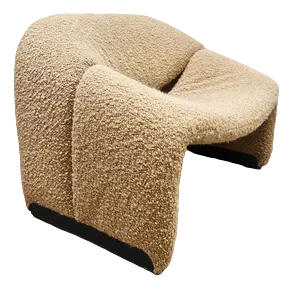 Vintage Groovy Lounge M-Chair Model F598 by Pierre Paulin for Artifort, 1970s