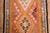 1970s Vintage Turkish Handmade Wool Cotton Orange Runner Rug For Sale - Image 11 of 11