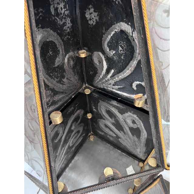 Glass Brutalist Gothic Cabinet, 1950s For Sale - Image 7 of 11